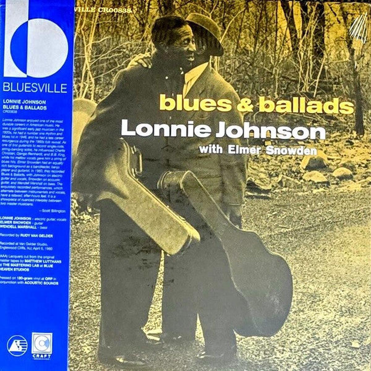 JOHNSON LONNIE 8211 BLUES 038 BALLADS BLUESVILLE ACOUSTIC 8211 LP