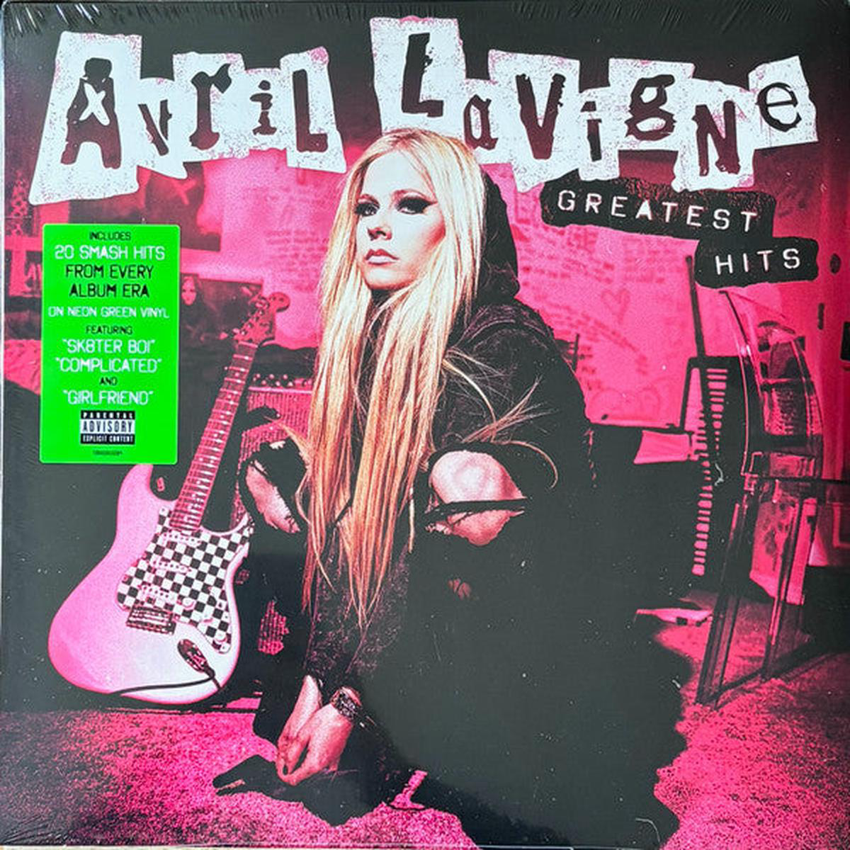 LAVIGNE AVRIL 8211 GREATEST HITS 2LP NEON GREEN VINYL 8211 LP