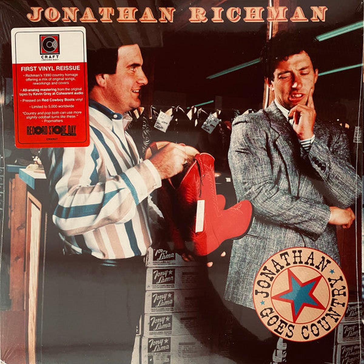 RICHMAN, JONATHAN - JONATHAN GOES COUNTRY: RED VINYL - LP