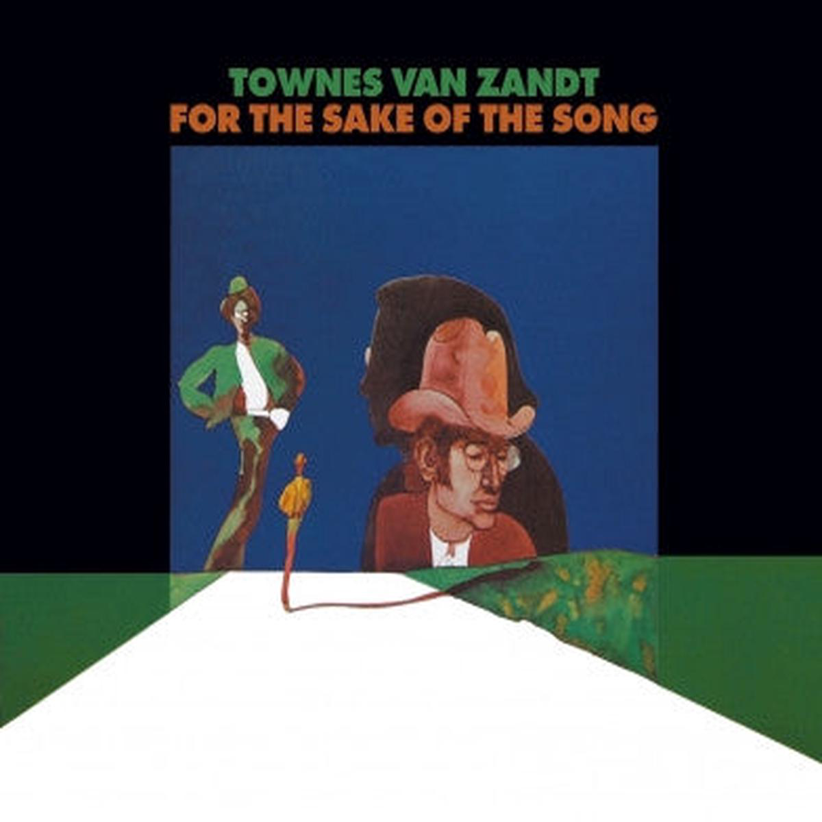 VAN ZANDT TOWNES 8211 FOR THE SAKE OF THE SONG ORANGE MARBLED 8211 LP