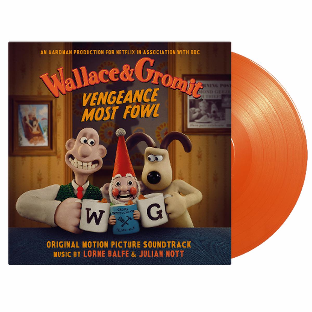 Wallace and Gromit: Vengeance Most Fowl: Orange Vinyl LP.