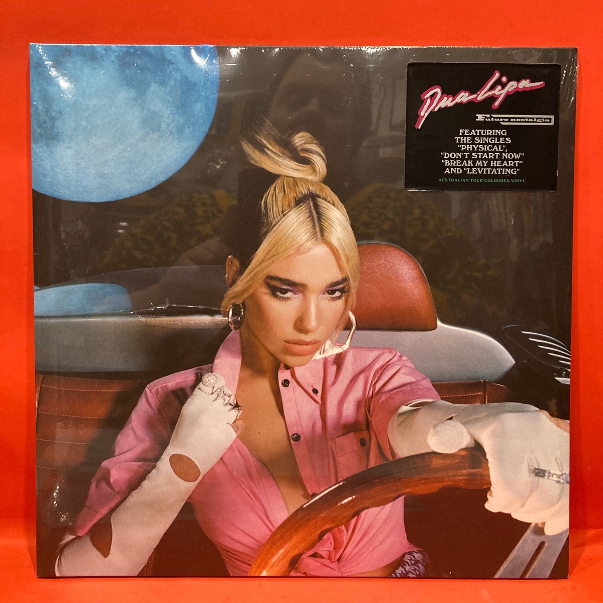 DUA LIPA – FUTURE NOSTALGIA LP – AUSTRALIAN TOUR LTD ED GREEN VINYL (NEW / SEALED)