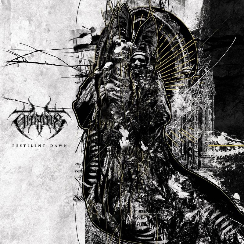 Throne – Pestilent Dawn (milky Clear Vinyl W/ Black and Gold Splatter) (LP)