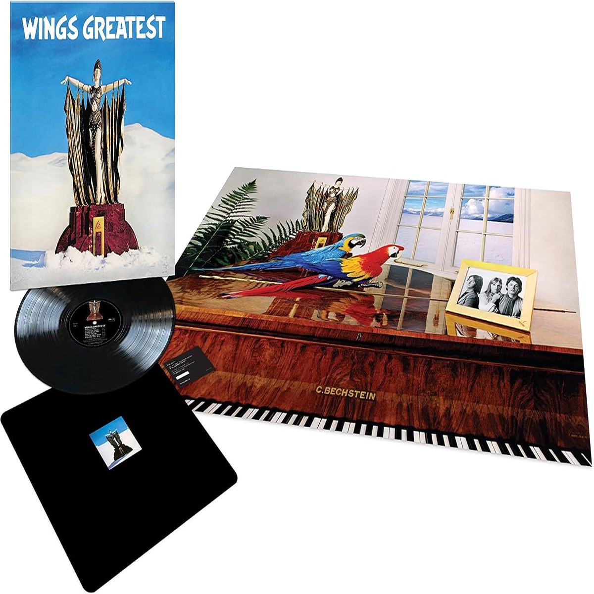 MCCARTNEY, PAUL & WINGS – WINGS GREATEST : HQ VINYL W/POSTER – LP