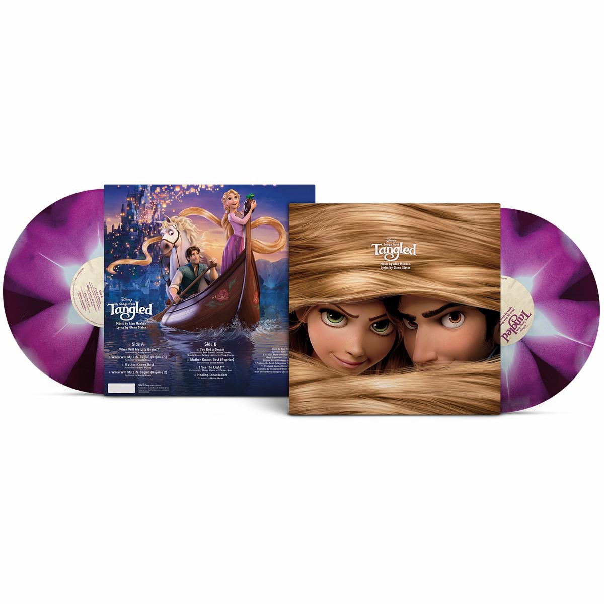 Songs From Tangled: Limited Stargazer Lily and Ivory Colour Vinyl LP.