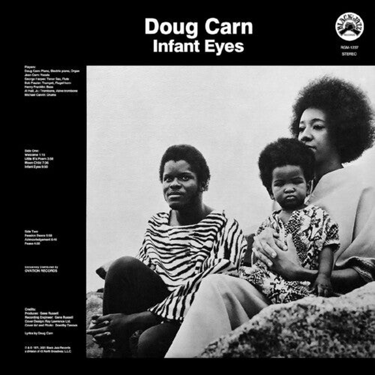 Doug Carn: Infant Eyes – Remastered – Blue with Black Swirl Vinyl – VINYL LP