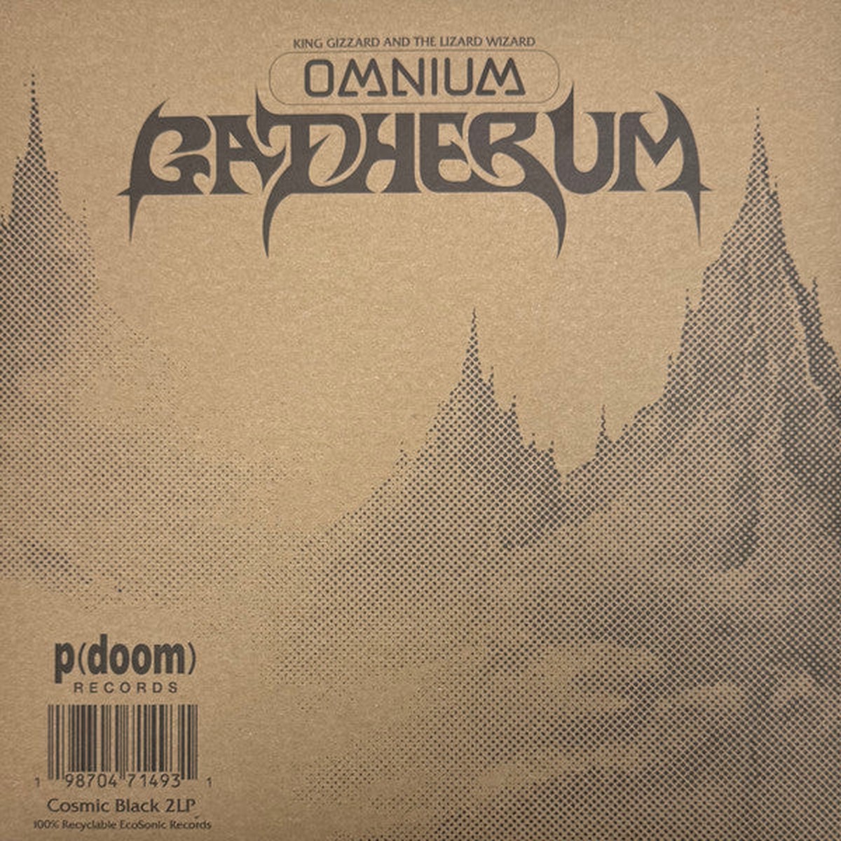KING GIZZARD & THE LIZARD WIZARD – OMNIUM GATHERUM : COSMIC BLACK 2LP SET – LP