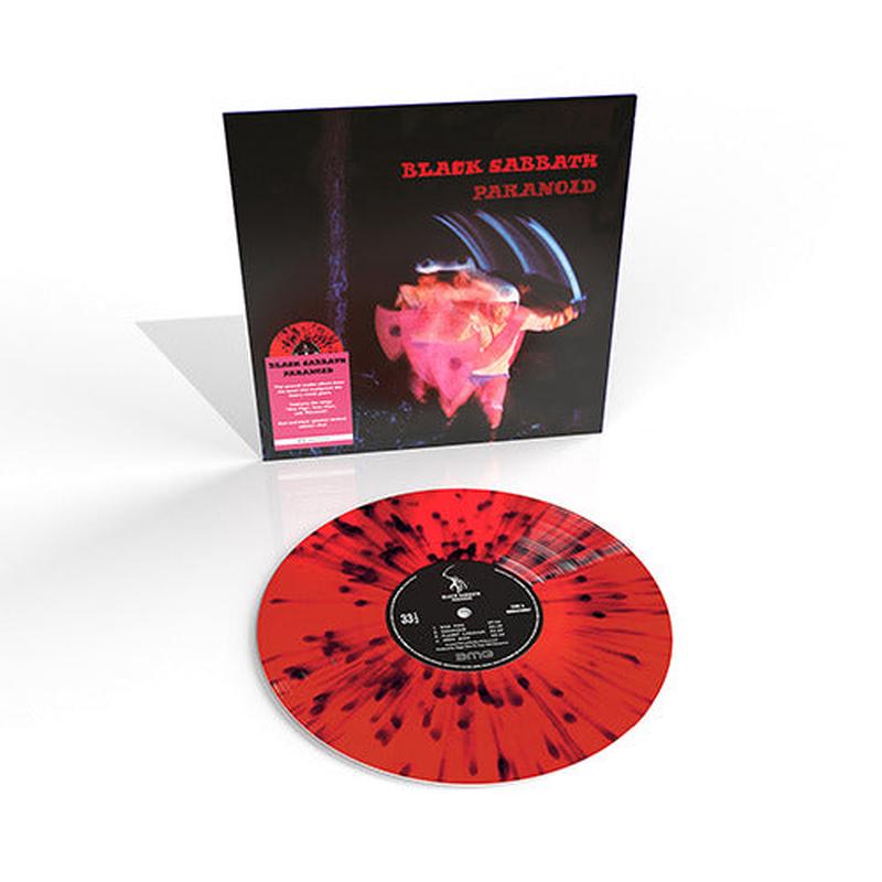 BLACK SABBATH – Paranoid – 1 LP – Red & Black Splatter Vinyl [RSD 2024]