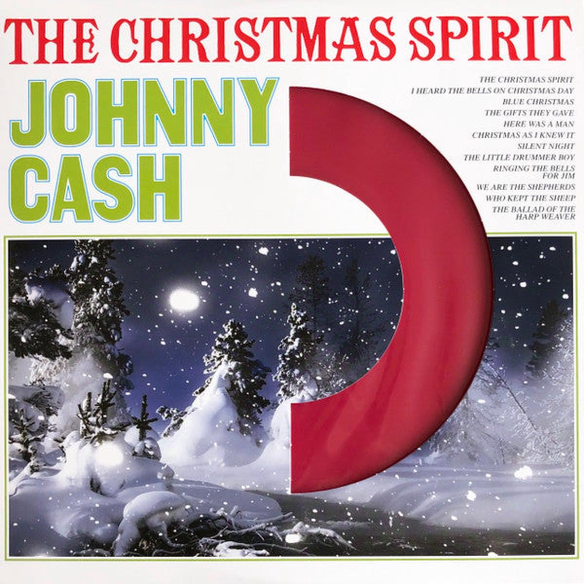 CASH, JOHNNY – CHRISTMAS SPIRIT: RED VINYL – LP