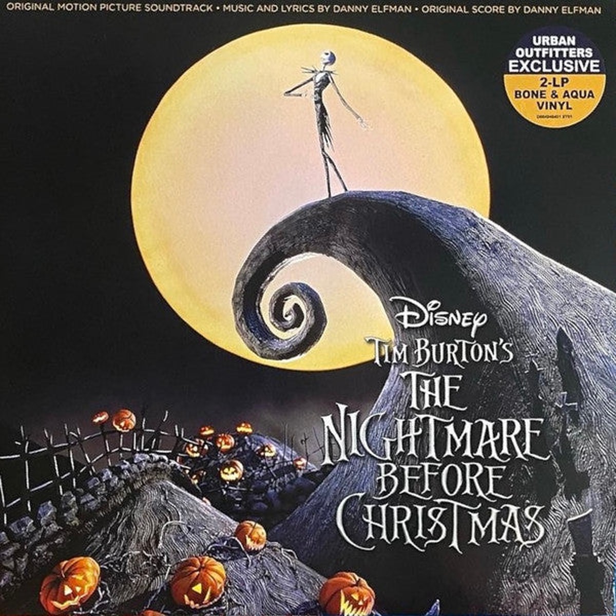 NIGHTMARE BEFORE CHRISTMAS – SOUNDTRACK : 2LP BONE & ACQUA – LP