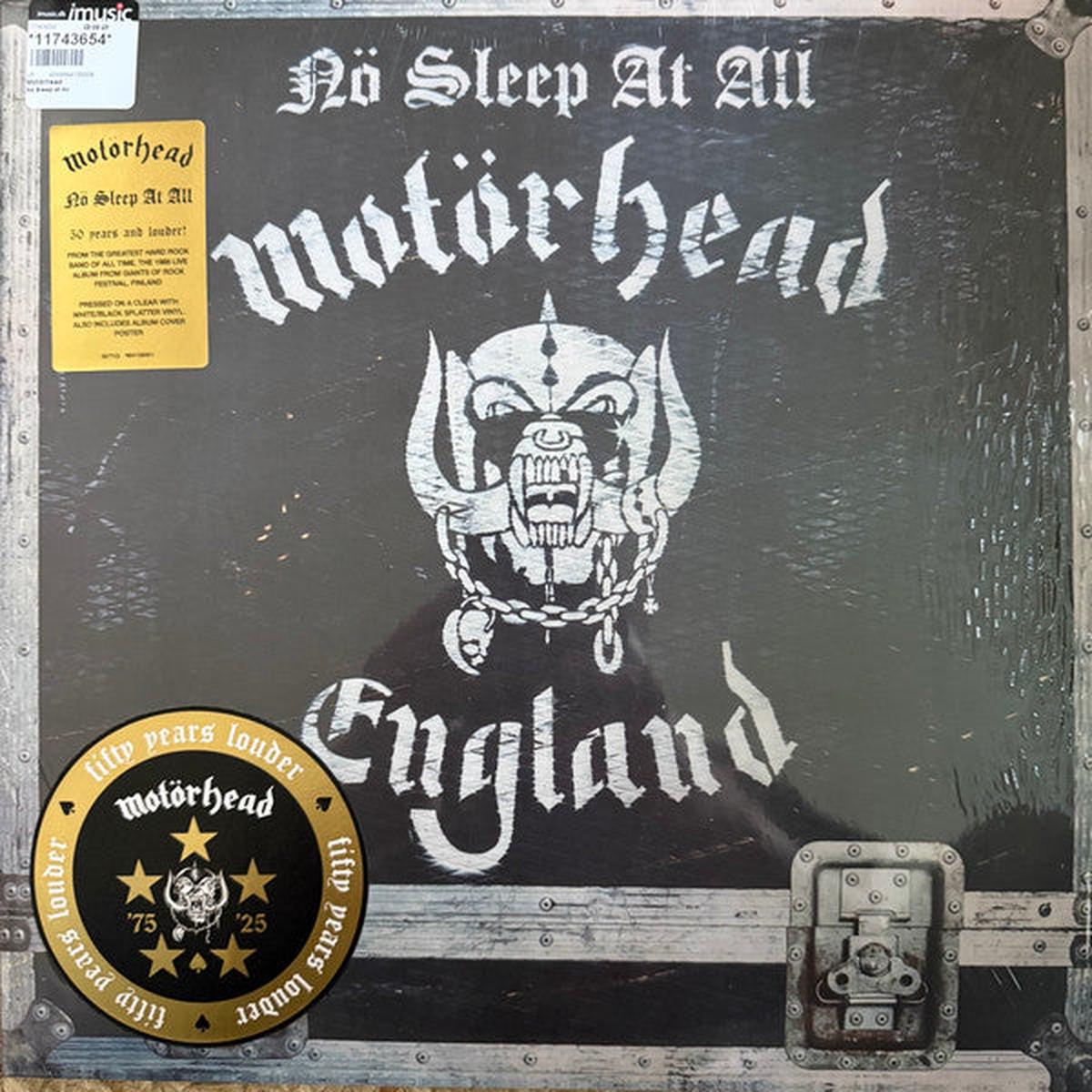 MOTORHEAD – NO SLEEP AT ALL : SPLATTER VINYL – LP