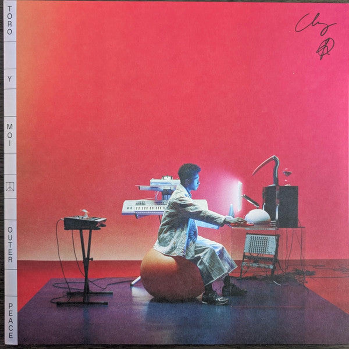 TORO Y MOI – OUTER PEACE : PURPLE/ORANGE SPLATTER – LP