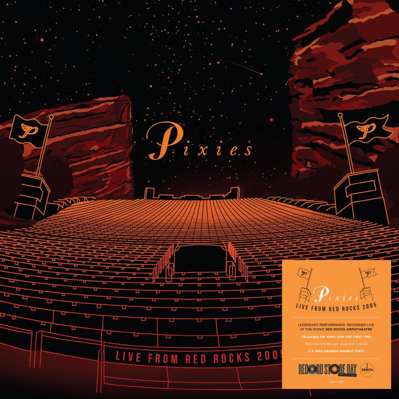 PIXIES – Live From Red Rocks 2005 (RSD 2024) – 2 LP – 140g Orange Marble Vinyl  [RSD 2024]