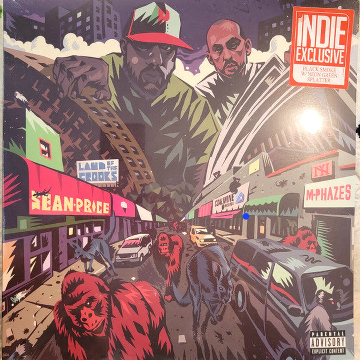 PRICE, SEAN / M-PHAZES – LAND OF THE CROOKS: GREEN SMOKE – LP