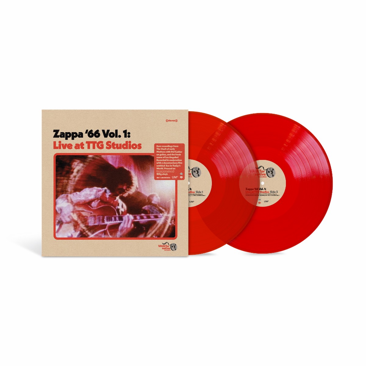 Zappa '66 Vol. 1: Live At TTG Studios Translucent Red Vinyl 2LP