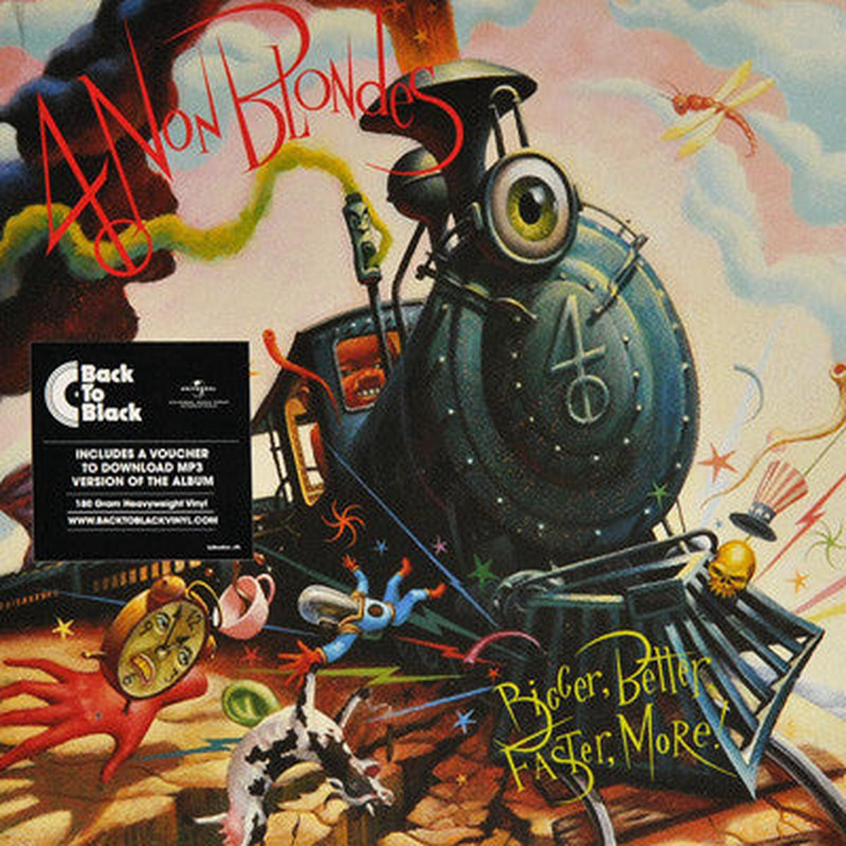 4 NON BLONDES 8211 BIGGER BETTER FASTER MORE ORIGINAL ART 8211 LP