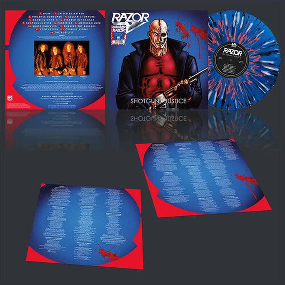 (PRE ORDER 4/17/26) Shotgun Justice (BLUE SPLATTER VINYL) | - - METAL *NEW/COLOR*
