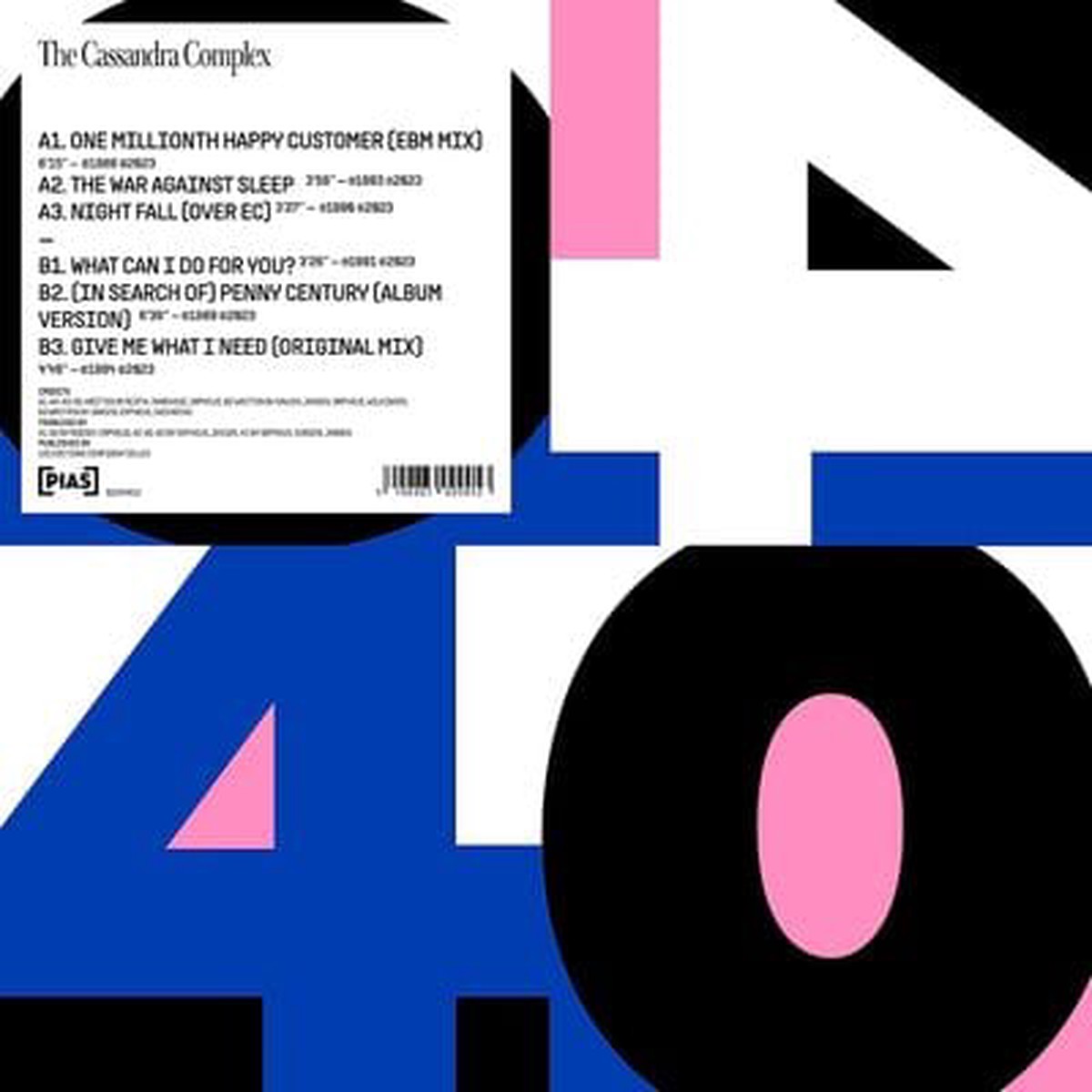 (PIAS) 40 - The Cassandra Complex [VINYL]
