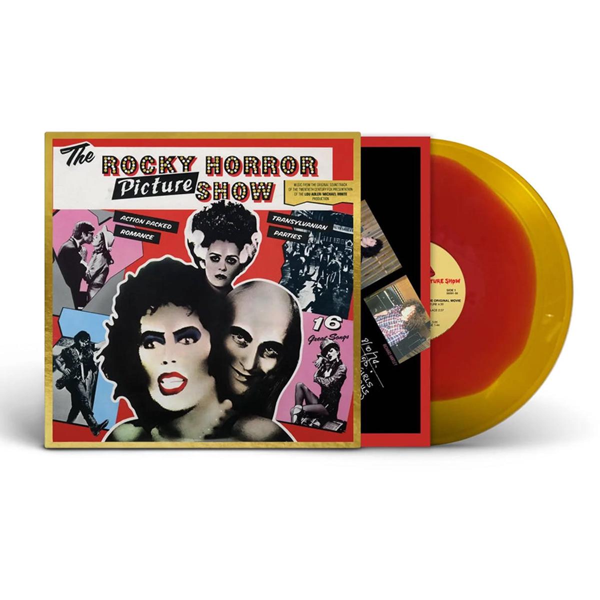 "THE ROCKY HORROR PICTURE SHOW" ORIGINAL CAST  The Rocky Horror Picture Show (50th Anniversary Edition) - LP - Red & Gold Colour-in-Colour Vinyl